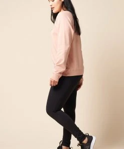 The Standard Stitch College Sweatshirt - Pale Pink