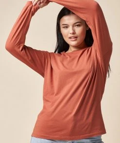 The Standard Stitch Clothing Long Sleeve Tee - Clay