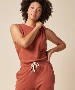 The Standard Stitch Vintage Tank - Clay