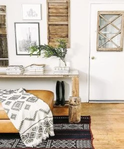 Amante Marketplace Theoria Kilim Turkish Throw Blanket Home Goods