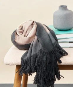 Studio Variously Home Goods Toast Merino Throw Blanket