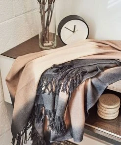 Studio Variously Home Goods Toast Merino Throw Blanket