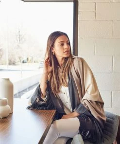 Studio Variously Home Goods Toast Merino Throw Blanket