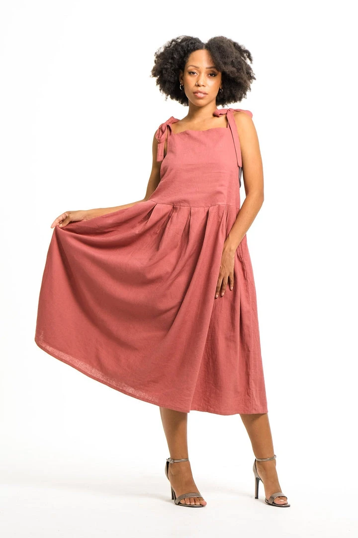 Tonlé Clothing Skylar Upcycled Dress 1 Tonlé Clothing Skylar Upcycled Dress