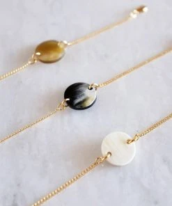 Hathorway Tran Quoc Dainty Horn Charm Bracelet Jewelry