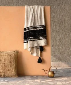 Casa Amarosa Tufted Slub Throw Blanket Home Goods