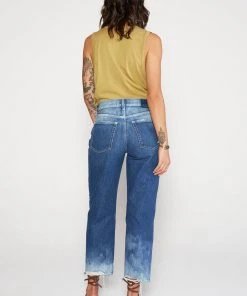ÉTICA Tyler Vintage Straight Crop Jeans - Shipwreck