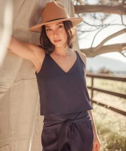 Valani Clothing Sarita Tencel Cami - Eclipse