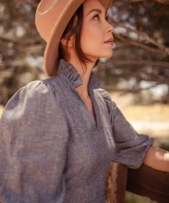 Valani Sodalin Hemp Dress Clothing