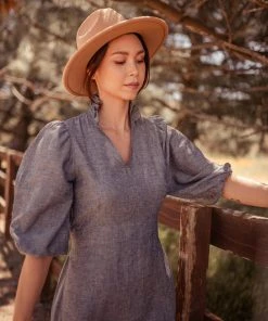 Valani Sodalin Hemp Dress Clothing