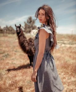 Valani Clothing Sokha Hemp Midi Dress