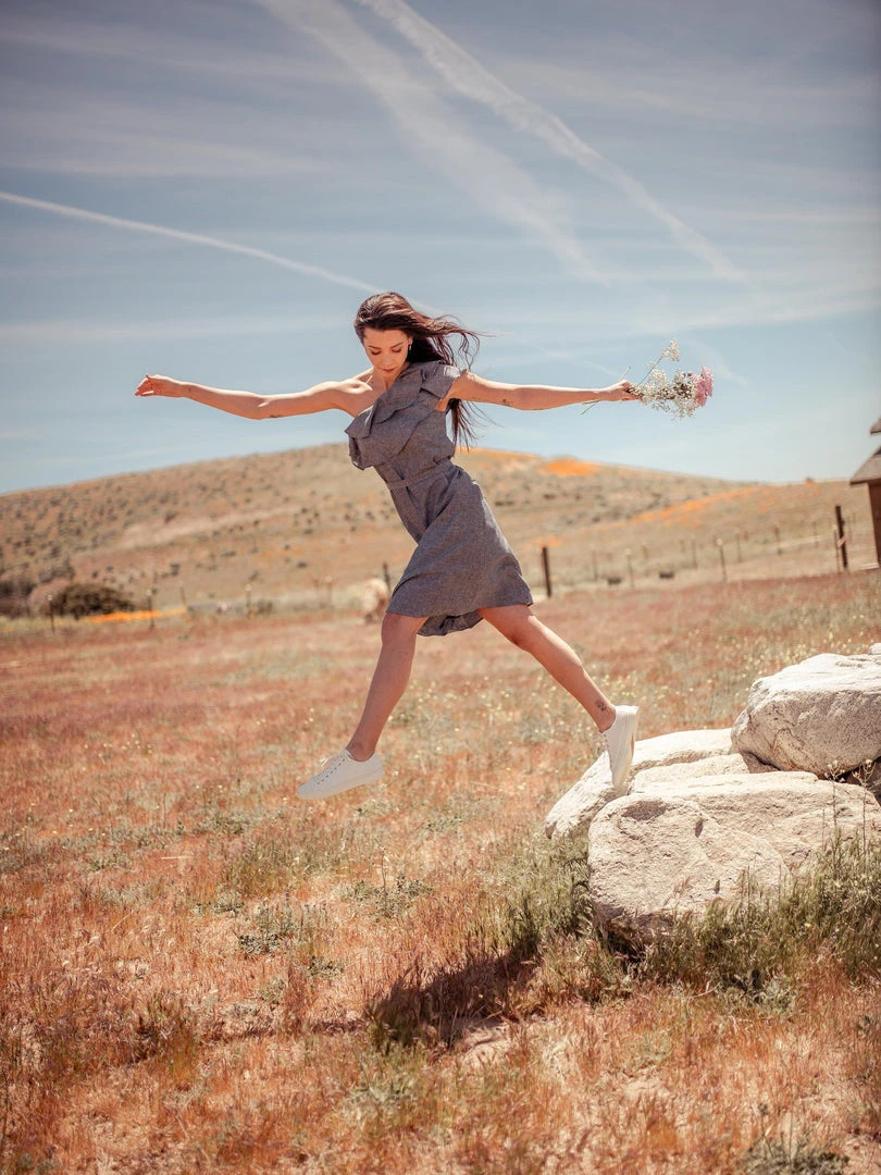 Valani Clothing Sokha Hemp Midi Dress 3 Valani Clothing Sokha Hemp Midi Dress