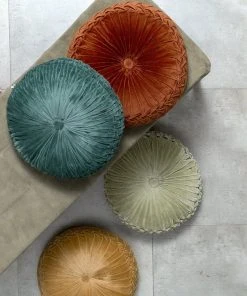 Casa Amarosa Velvet Round Throw Pillow Home Goods