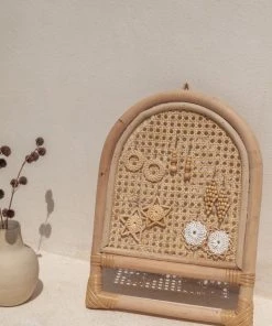 Village Thrive Arch Rattan Jewelry Hanger Home Goods