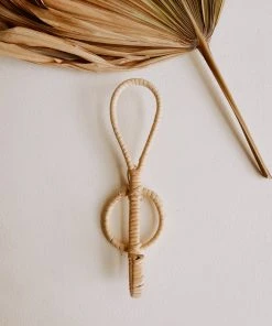 Village Thrive Banyak Rattan Wall Hook Set Home Goods