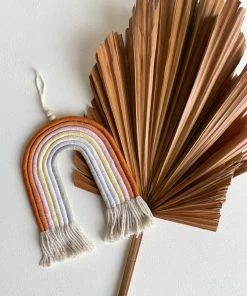Village Thrive Mia Macrame Rainbow Wall Hanging