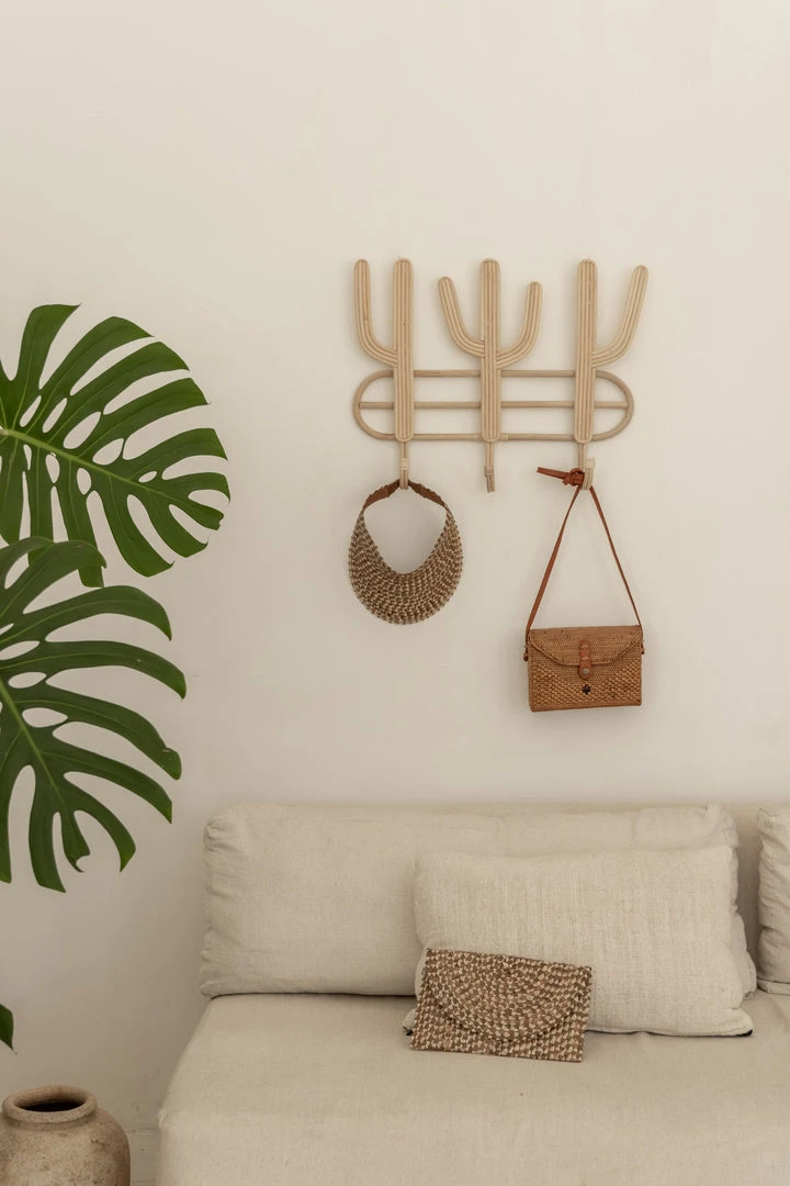 Village Thrive Ombre Rattan Clutch Bag Accessories Village Thrive Ombre Rattan Clutch Bag Accessories