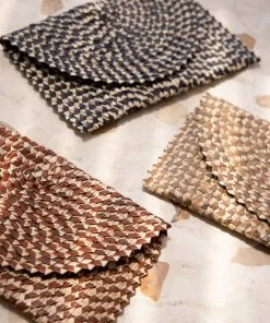 Village Thrive Ombre Rattan Clutch Bag Accessories