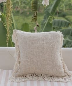 Village Thrive Home Goods Tassel Fringe Throw Pillow Cover