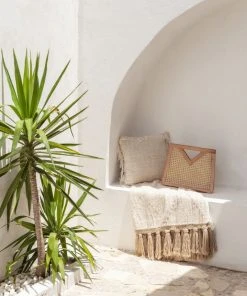 Village Thrive Home Goods Tassel Fringe Throw Pillow Cover