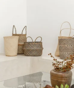 Village Thrive Praya Rattan Basket Home Goods