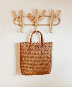 Village Thrive Cactus Rattan Multi Wall Hook Home Goods
