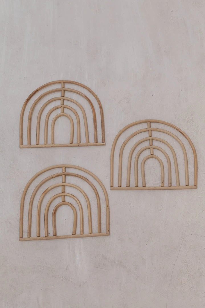 Village Thrive Rainbow Rattan Wall Decor Home Goods 8 Village Thrive Rainbow Rattan Wall Decor Home Goods