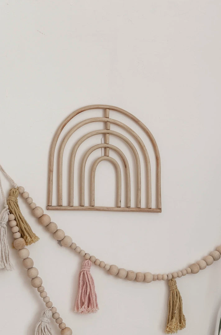 Village Thrive Rainbow Rattan Wall Decor Home Goods 1 Village Thrive Rainbow Rattan Wall Decor Home Goods