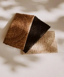 Village Thrive Accessories Rattan Clutch Bag