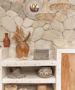 Village Thrive Woven Rattan Cube Storage Basket Set