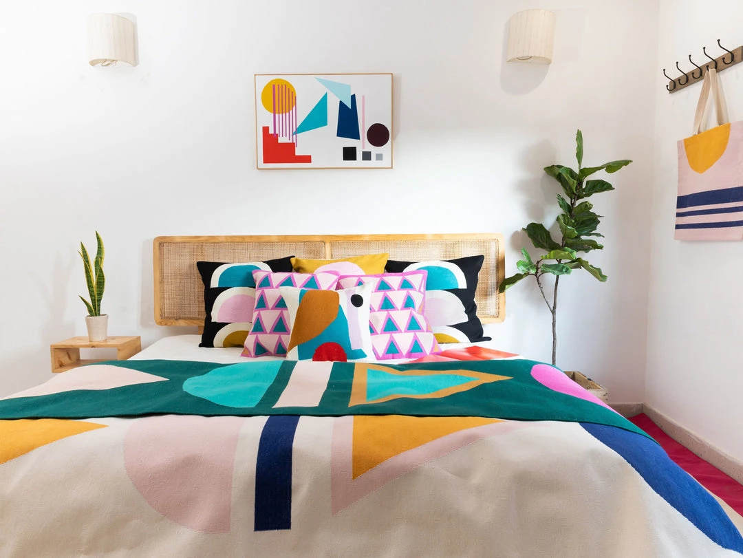 Leah Singh Viola Wool Throw Pillow Cover - Black Home Goods Leah Singh Viola Wool Throw Pillow Cover - Black Home Goods