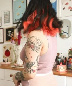 Mary Young Wallace Bamboo Crop Top New Arrivals