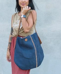 Will & Atlas Archer Jute Tote - Indigo Accessories