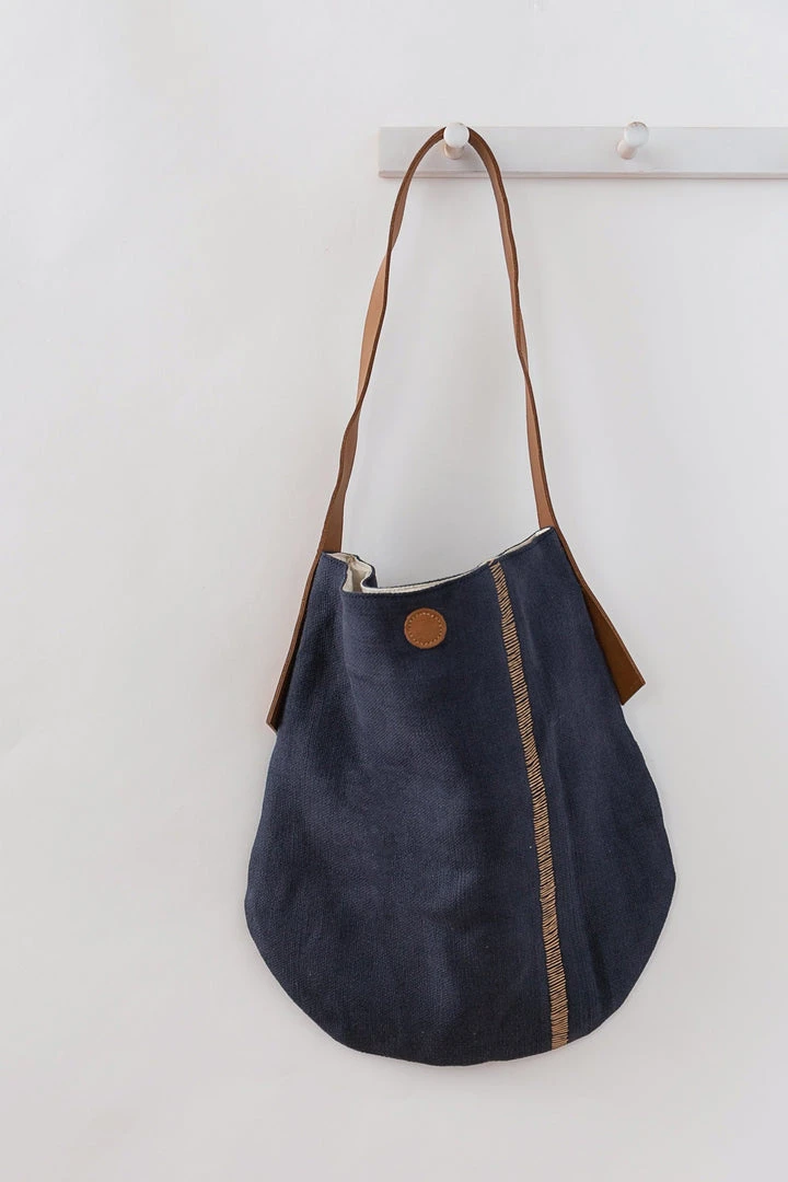 Will & Atlas Archer Jute Tote - Indigo Accessories Will & Atlas Archer Jute Tote - Indigo Accessories