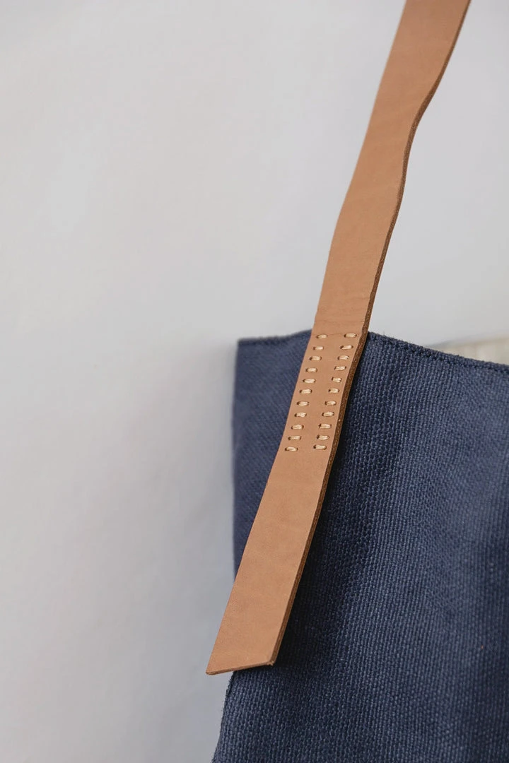 Will & Atlas Archer Jute Tote - Indigo Accessories Will & Atlas Archer Jute Tote - Indigo Accessories