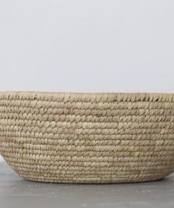 Will & Atlas Home Goods Palm Leaf Jumbo Woven Bowl