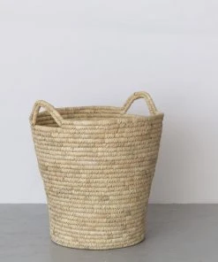 Will & Atlas Best Sellers Palm Leaf Laundry Basket - Oval