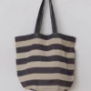 Will & Atlas Provence Striped Oversized Tote - Indigo + White