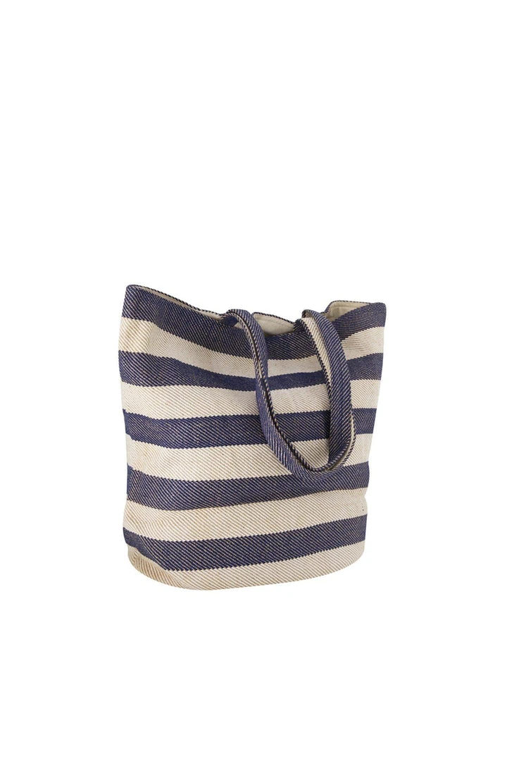 Will & Atlas Provence Striped Oversized Tote - Indigo + White Will & Atlas Provence Striped Oversized Tote - Indigo + White