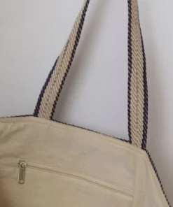 Will & Atlas Provence Striped Oversized Tote - Indigo + White 3 Will & Atlas Provence Striped Oversized Tote - Indigo + White