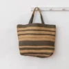 Will & Atlas Sonoma Jute Shopper - Gray Stripe