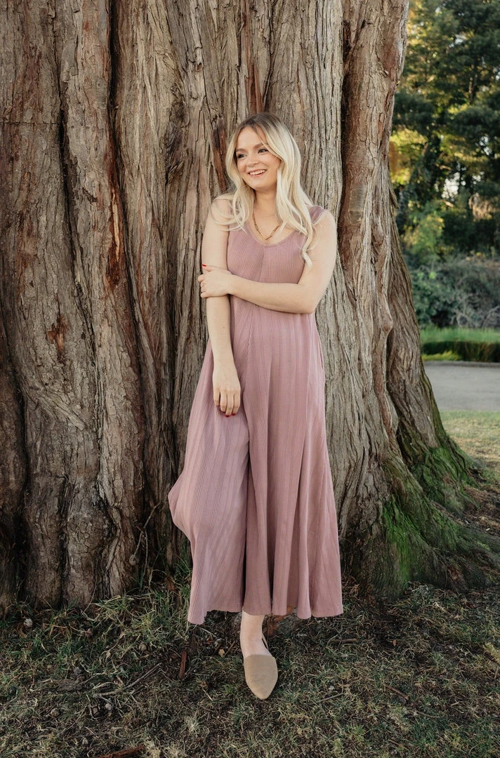 Mien Willow Wide Rib Jumpsuit Clothing Mien Willow Wide Rib Jumpsuit Clothing