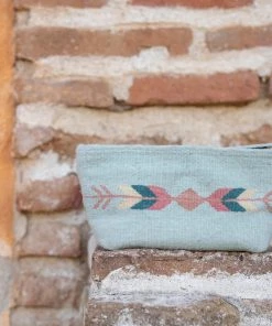 MZ Fair Trade Wind + Arrows Wool Clutch Bag Accessories