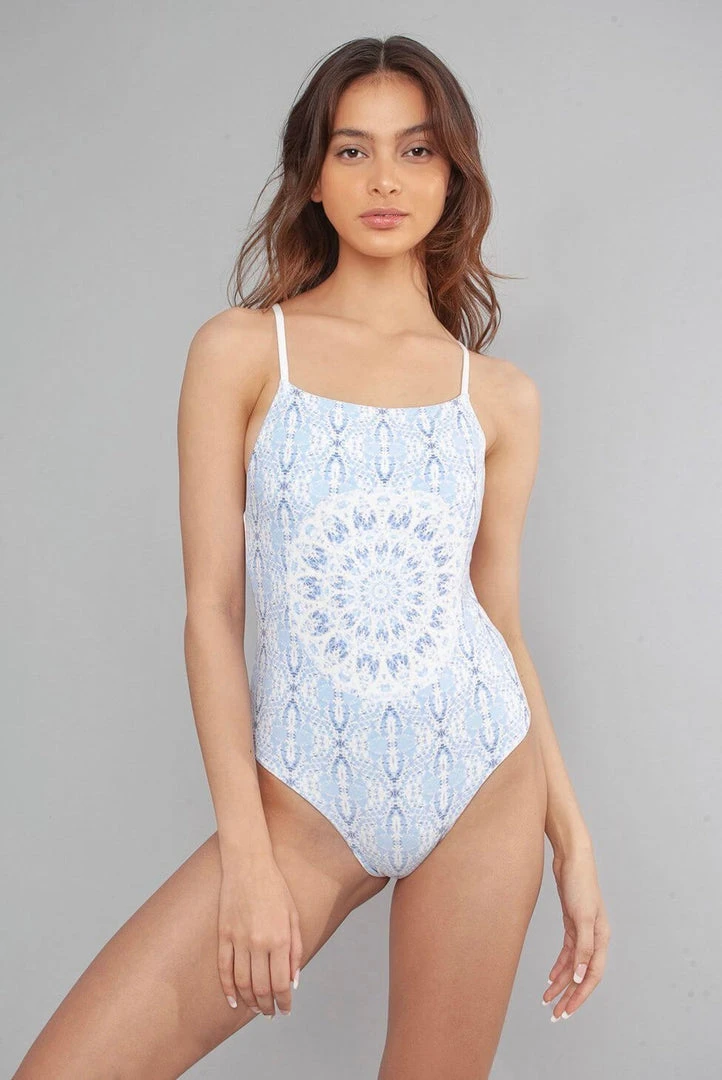 Wolven Reversible Recycled One Piece Swimsuit - Aquarius Wolven Reversible Recycled One Piece Swimsuit - Aquarius