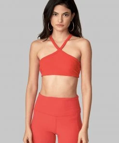 Wolven Recycled Pyramid Top - Cayenne