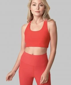 Wolven Recycled Yoga Top - Cayenne Activewear + Athleisure