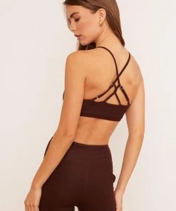 Wolven Reversible Crisscross Recycled Bra - Chai Activewear + Athleisure 13 Wolven Reversible Crisscross Recycled Bra - Chai Activewear + Athleisure