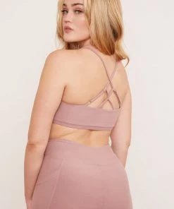 Wolven Reversible Crisscross Recycled Bra - Salt