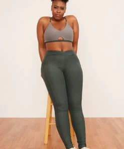 Wolven Activewear + Athleisure Reversible Crisscross Recycled Bra - Thyme 11 Wolven Activewear + Athleisure Reversible Crisscross Recycled Bra - Thyme