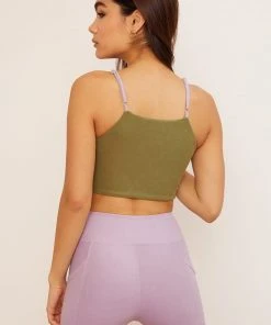 Wolven Reversible Crisscross Four-Way Recycled Top - Lavender